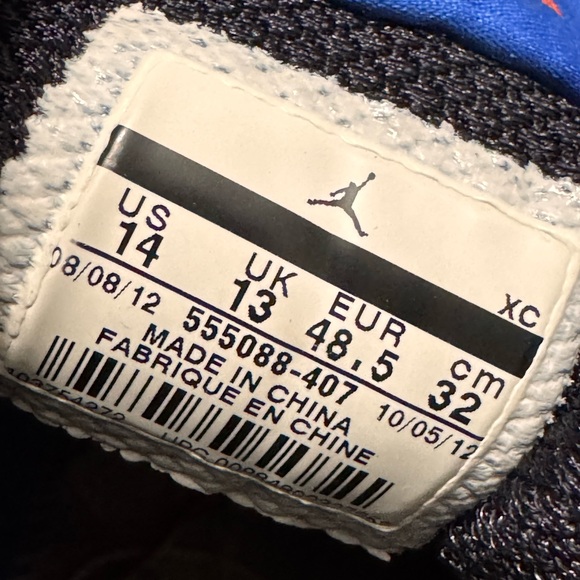 Jordan Sneakers - Blue and Orange - Picture 2 of 16